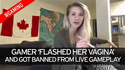Apr 27, 2016 · Gamer girl banned from Twitch after 'flashing her vagina' during live broadcast reveals what REALLY happened Lea has slammed claims the incident was staged on Twitter "Boy shorts were underneath. 